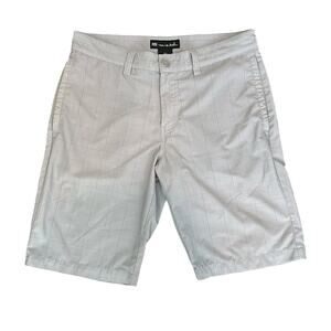 TravisMathew Men’s Golf Shorts Size 32 Gray Performance Casual Flat Front